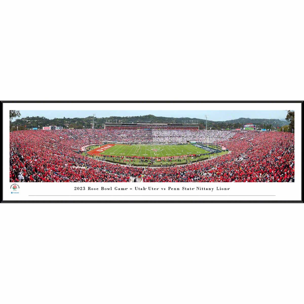 framed panorama 2023 Rose Bowl Game Champions - Penn State Nittany Lions